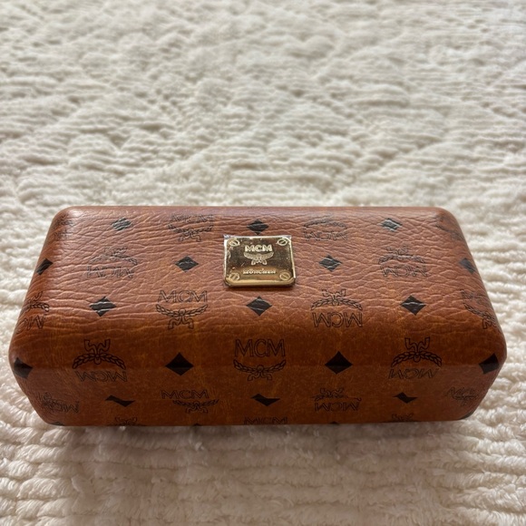 MCM Gold and Black Aviator Sunglasses - Picture 8 of 8